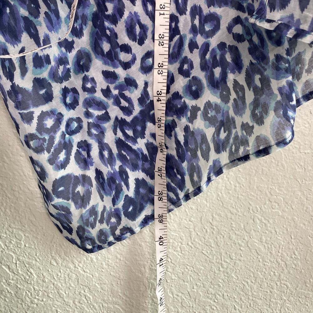 Johnny Was CALME Kimono Women S / M Leopard Cotton Silk Cardigan Cover Up Boho - Picture 7 of 9